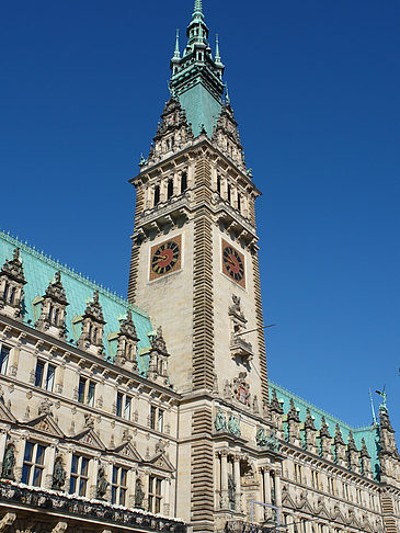 Rathaus von der Seite - Hamburg (Hamburg)