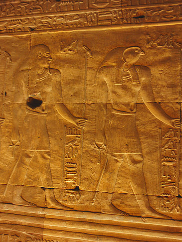 Hieroglyphen - Landesinnere (Edfu)