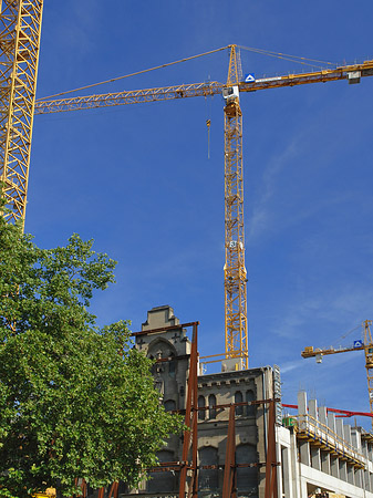 Baustelle auf der Kreuzung Komödienstraße Tunisstraße - Nordrhein-Westfalen (Köln)