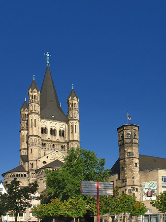 Schild vor Groß St.Martin - Nordrhein-Westfalen (Köln)