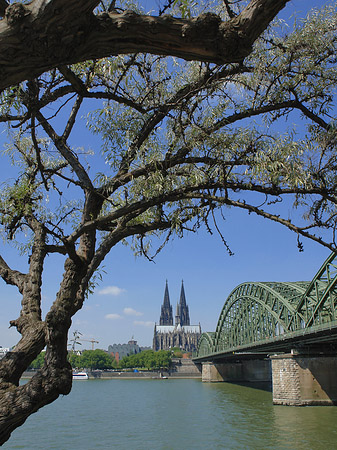 Hohenzollernbrücke am Kölner Dom