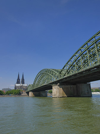 Hohenzollernbrücke am Kölner Dom - Nordrhein-Westfalen (Köln)