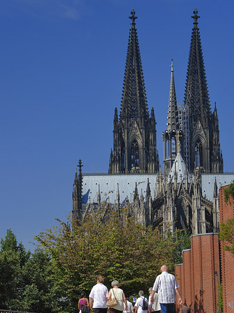 Foto Steinmauer zum Kölner Dom