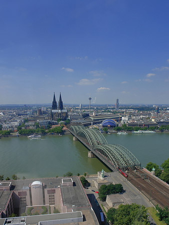 Hohenzollernbrücke und Kölner Dom - Nordrhein-Westfalen (Köln)