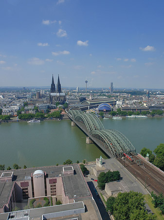 Hohenzollernbrücke und Kölner Dom - Nordrhein-Westfalen (Köln)