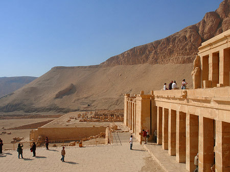 Eingang zu Tempel der Hatschepsut - Landesinnere (Luxor)