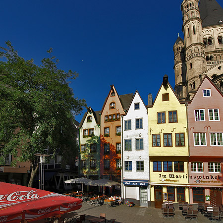 Foto Groß St Martin hinter Fischmarkt