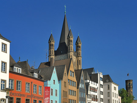 Foto Groß St Martin hinter Fischmarkt