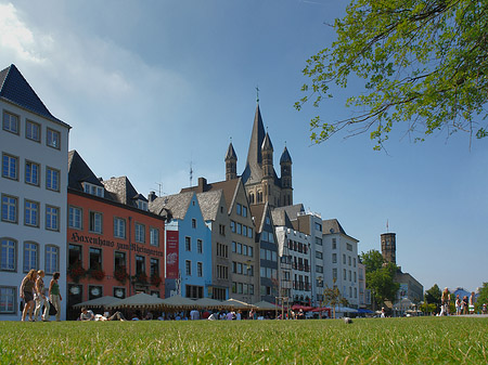 Groß St Martin hinter Fischmarkt Foto 