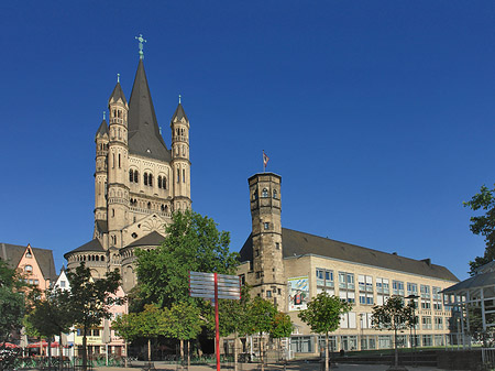 Schild vor Groß St.Martin - Nordrhein-Westfalen (Köln)