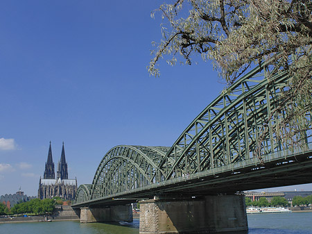 Hohenzollernbrücke am Kölner Dom