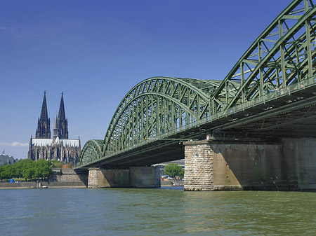 Hohenzollernbrücke am Kölner Dom