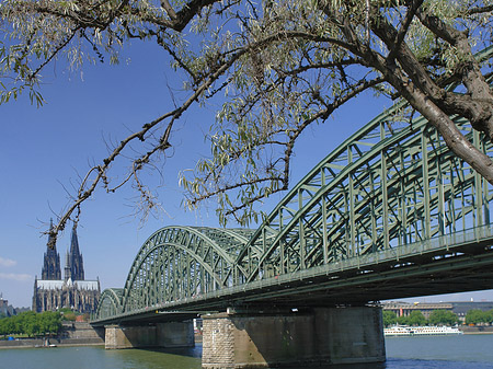 Hohenzollernbrücke am Kölner Dom Fotos