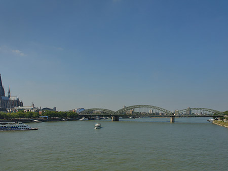 Foto Hohenzollernbrücke am Kölner Dom - Köln