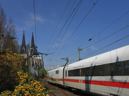 Kölner Dom mit ICE - Nordrhein-Westfalen (Köln)