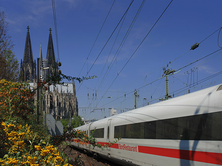 Kölner Dom mit ICE - Nordrhein-Westfalen (Köln)