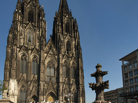 Kreuzblume vor Kölner Dom - Nordrhein-Westfalen (Köln)