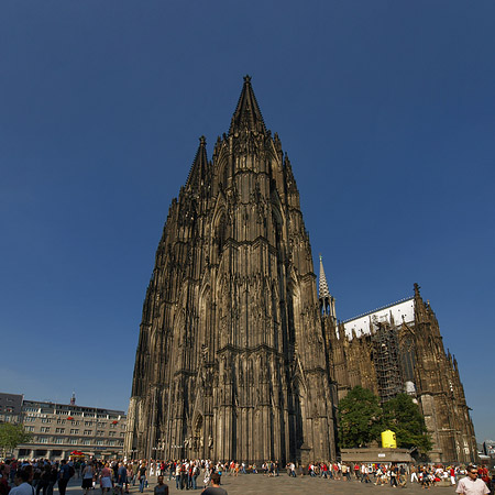 Foto Südwestfassade des Kölner Doms - Köln