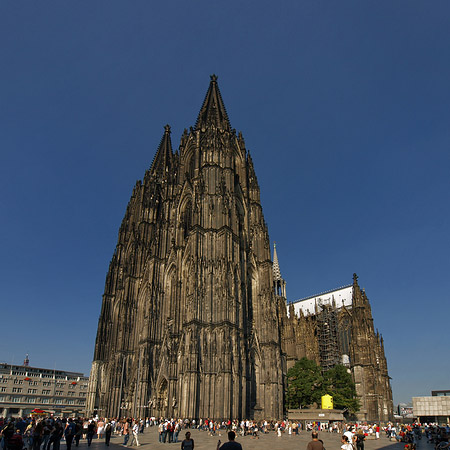 Südwestfassade des Kölner Doms Fotos