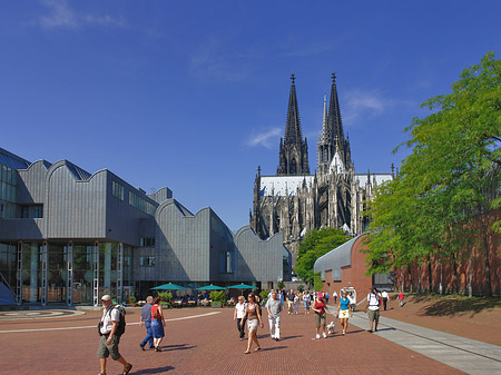 Weg zum Kölner Dom