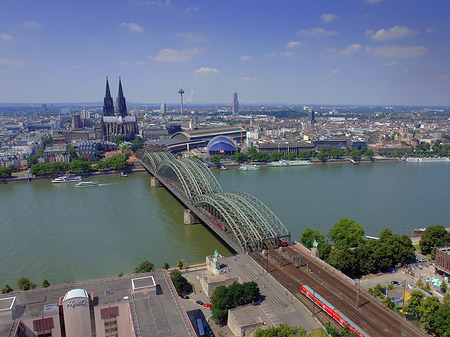 Hohenzollernbrücke und Kölner Dom - Nordrhein-Westfalen (Köln)