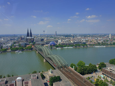 Hohenzollernbrücke und Kölner Dom - Nordrhein-Westfalen (Köln)