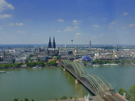 Hohenzollernbrücke und Kölner Dom - Nordrhein-Westfalen (Köln)