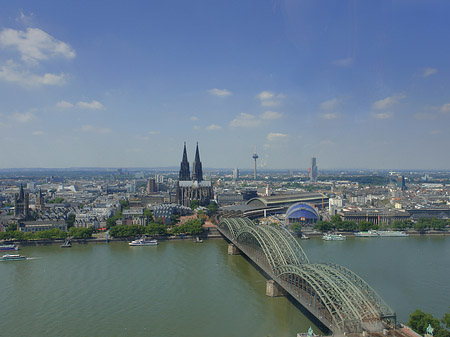 Hohenzollernbrücke und Kölner Dom - Nordrhein-Westfalen (Köln)