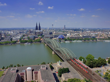 Hohenzollernbrücke und Kölner Dom - Nordrhein-Westfalen (Köln)