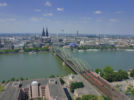 Hohenzollernbrücke und Kölner Dom - Nordrhein-Westfalen (Köln)