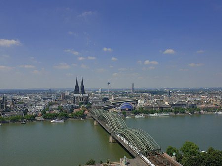 Hohenzollernbrücke und Kölner Dom Fotos