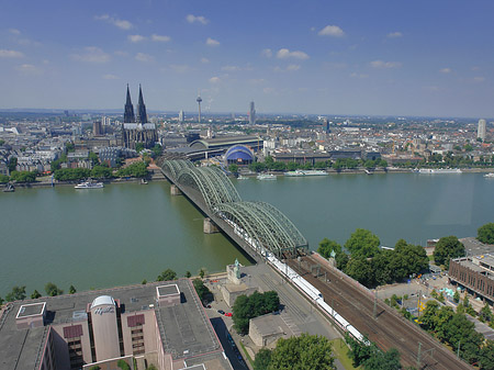 Fotos Hohenzollernbrücke und Kölner Dom