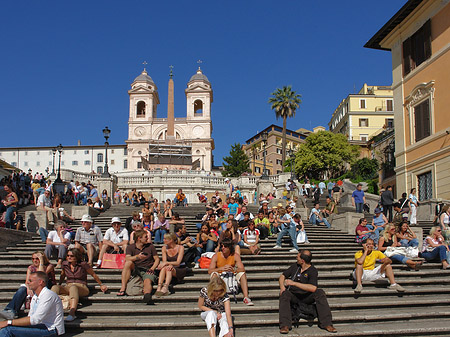 Treppe mit Kirche - Latium (Rom) (Rom)