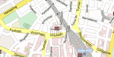 Stadtplan St. Ursula